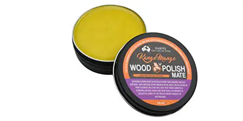 Kango Mango Wood Polish-mate, Traditional Furniture, Natural Wood Polish with Beeswax. Nourishes, protects dry wood. All Australian, Free from petroleum, chemicals & toxins. For all wood types 3.5oz