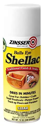 12 oz Zinsser 408 Clear Zinsser, Bulls Eye 3LB Shellac