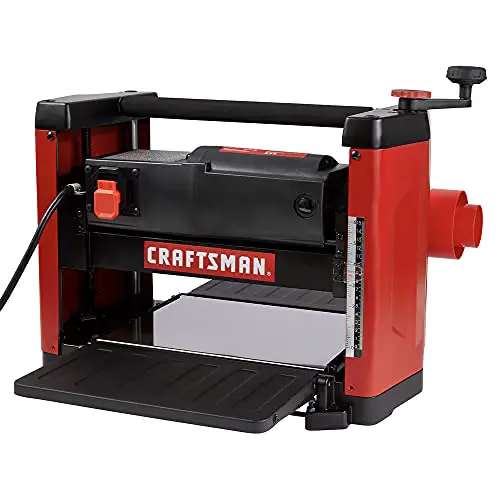 CRAFTSMAN Planer, 15 Amp, For Benchtops, Two Knife Solid Steel Cutter Head (CMEW320)