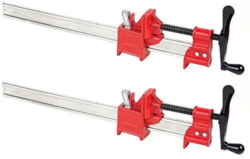 One (1) Pair BESSEY 36' Heavy-Duty IBeam Bar Clamps for Woodworking