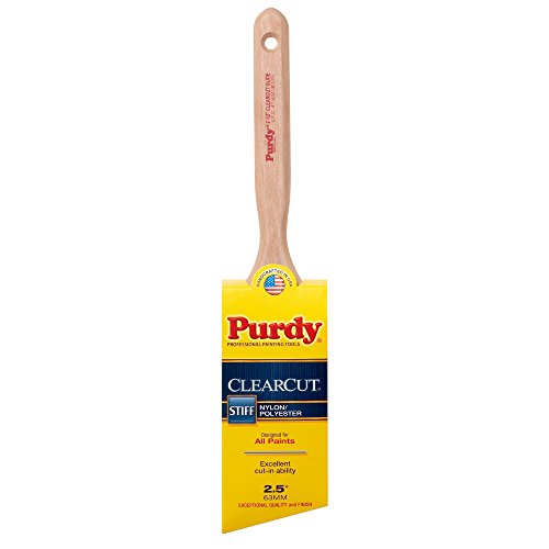 Purdy 144152125 Clearcut Series Glide Angular Trim Paint Brush, 2-1/2 inch
