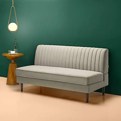 Zinus Jocelyn Contemporary Sofa Couch / Armless Design / Easy, Tool-Free Assembly