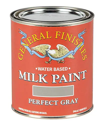 General Finishes Water Based Milk Paint, 1 Quart, Perfect Gray