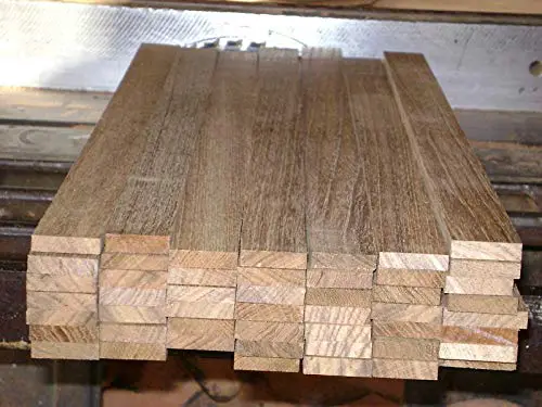 Exotic Wood Premium Marine Teak Lumber Lot of 10 at 1' X 16' X 1/4'