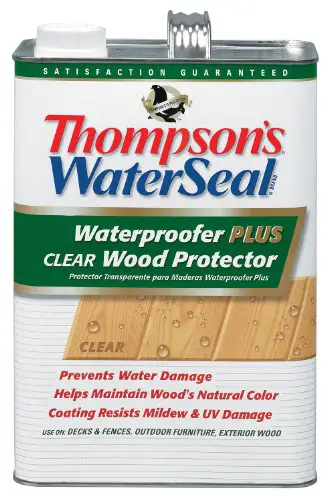 Thompsons Water Seal 21801 1-Gallon Clear Waterproofed Plus Clear Wood Protector